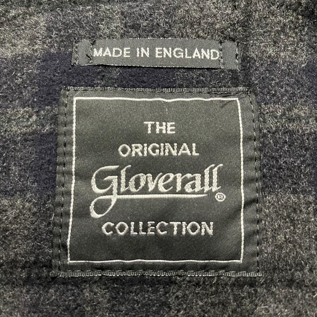 美品✨英国製✨グローバーオール　ダッフルコートチェック裏地　M