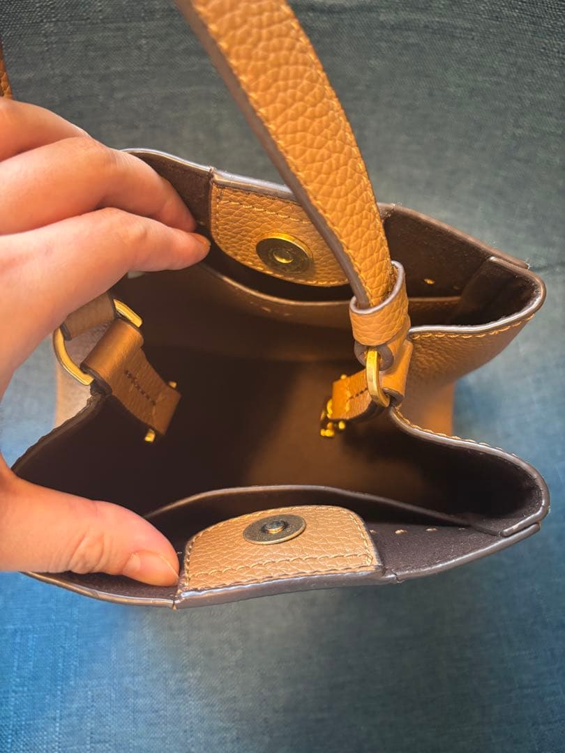 Tory Burch ブラウンレザー ハンドバッグ