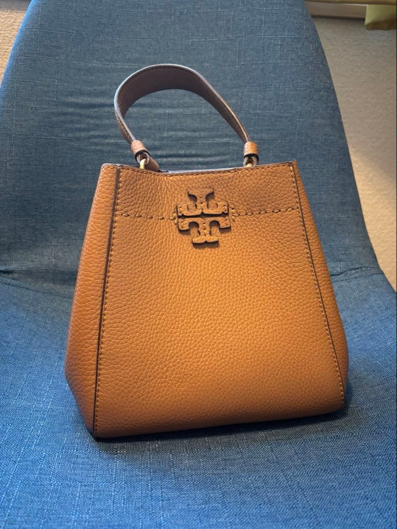 Tory Burch ブラウンレザー ハンドバッグ