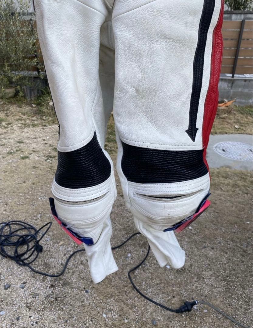 レーシングスーツ　バイク　革ツナギ　 L サイズF-ONE