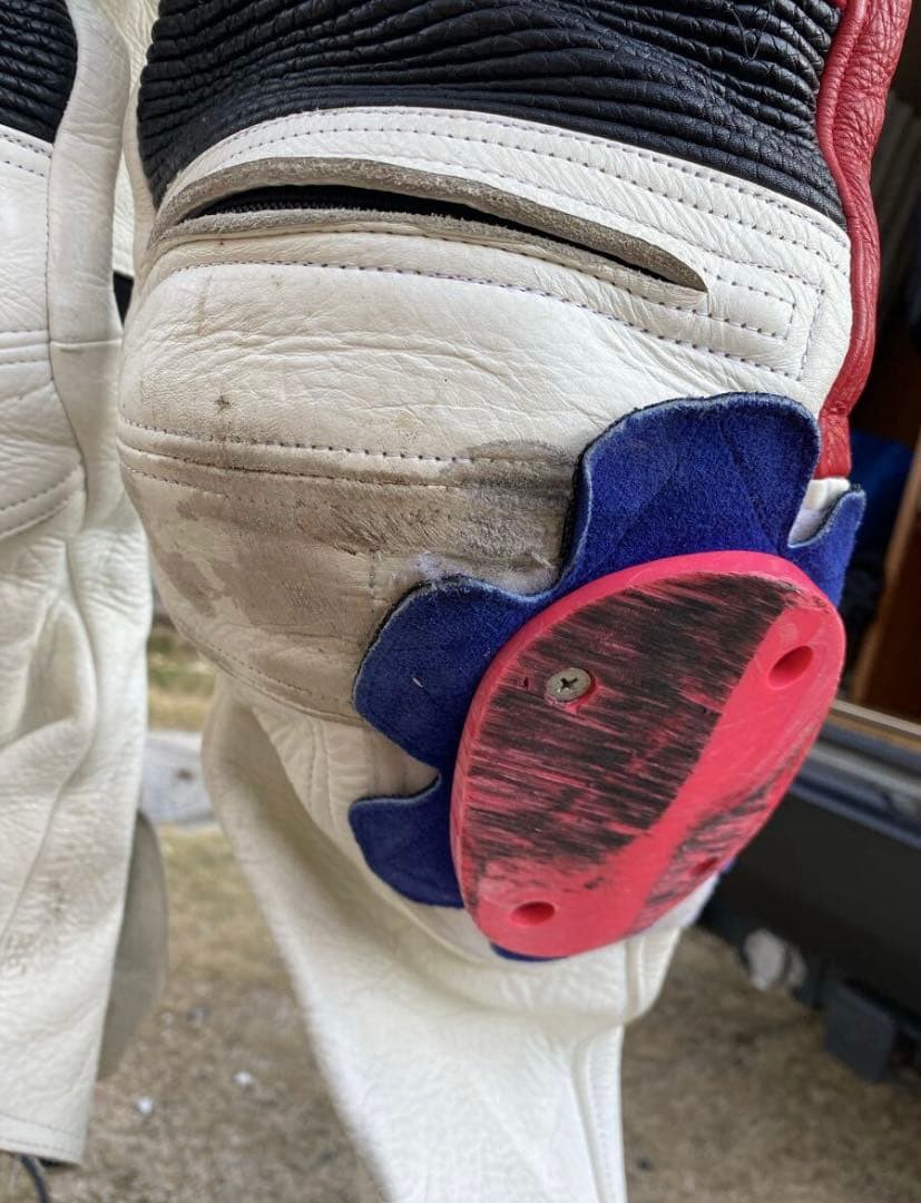 レーシングスーツ　バイク　革ツナギ　 L サイズF-ONE