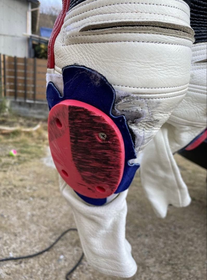 レーシングスーツ　バイク　革ツナギ　 L サイズF-ONE