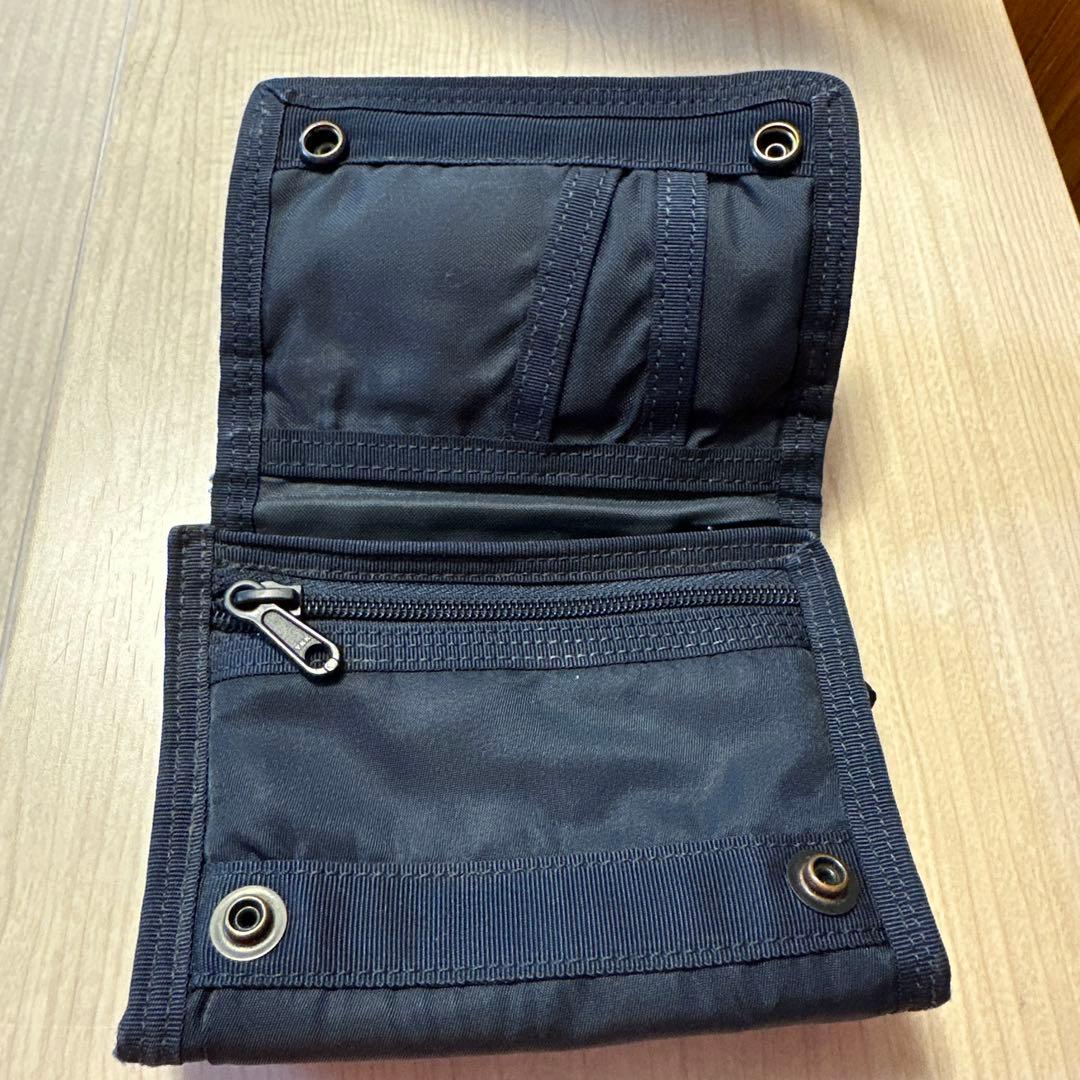 【HARVEST LABEL】三つ折り財布　ネイビー