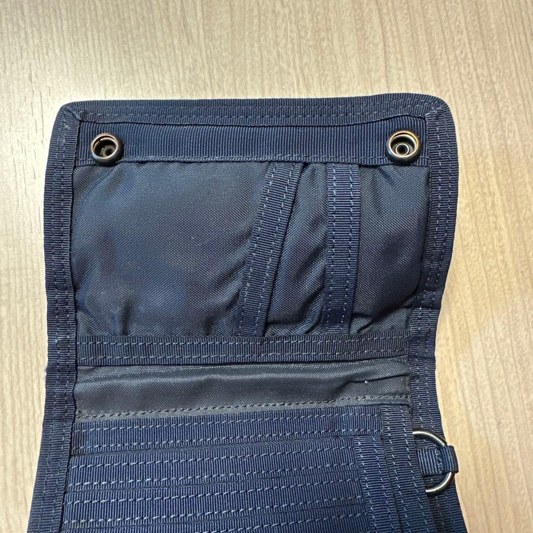 【HARVEST LABEL】三つ折り財布　ネイビー