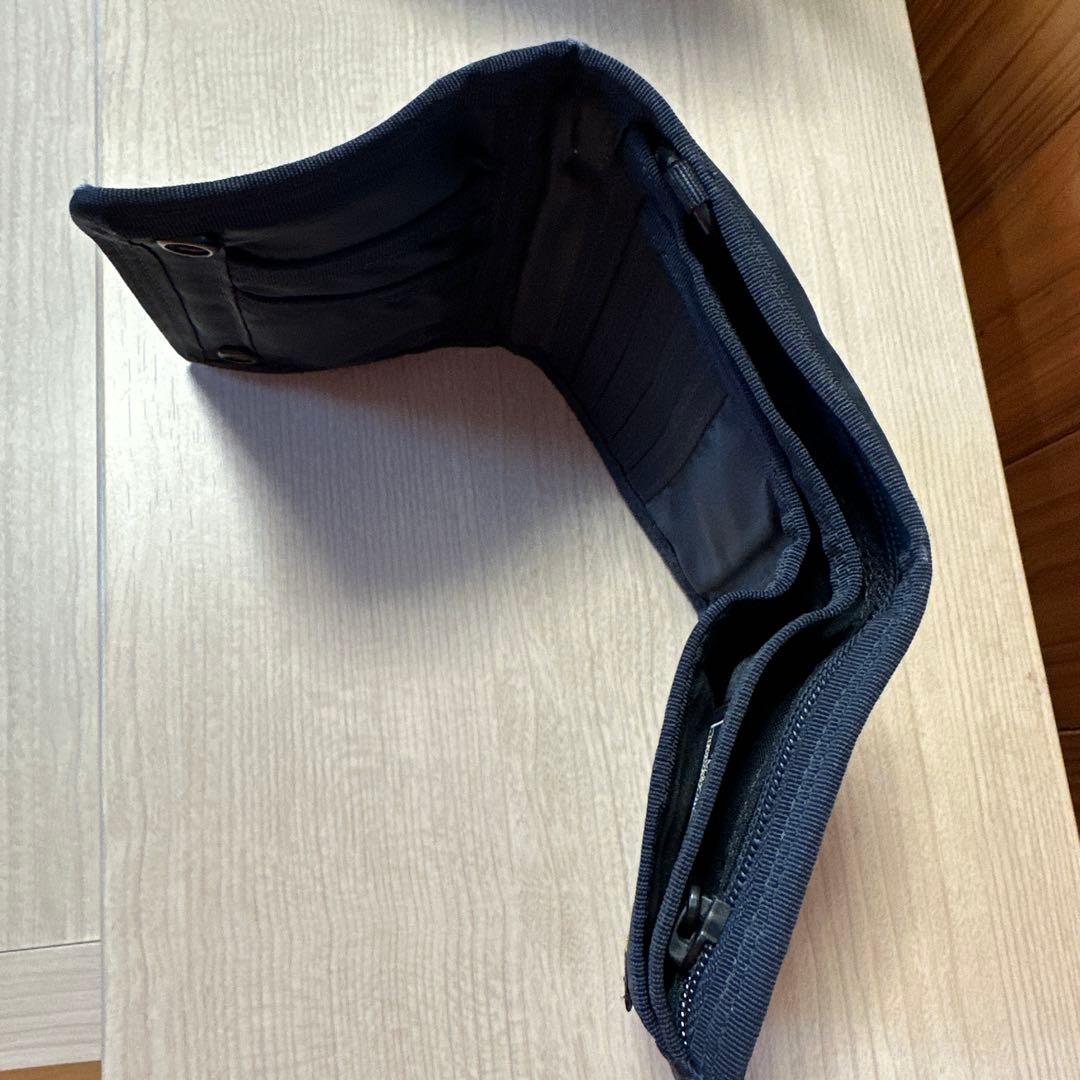 【HARVEST LABEL】三つ折り財布　ネイビー