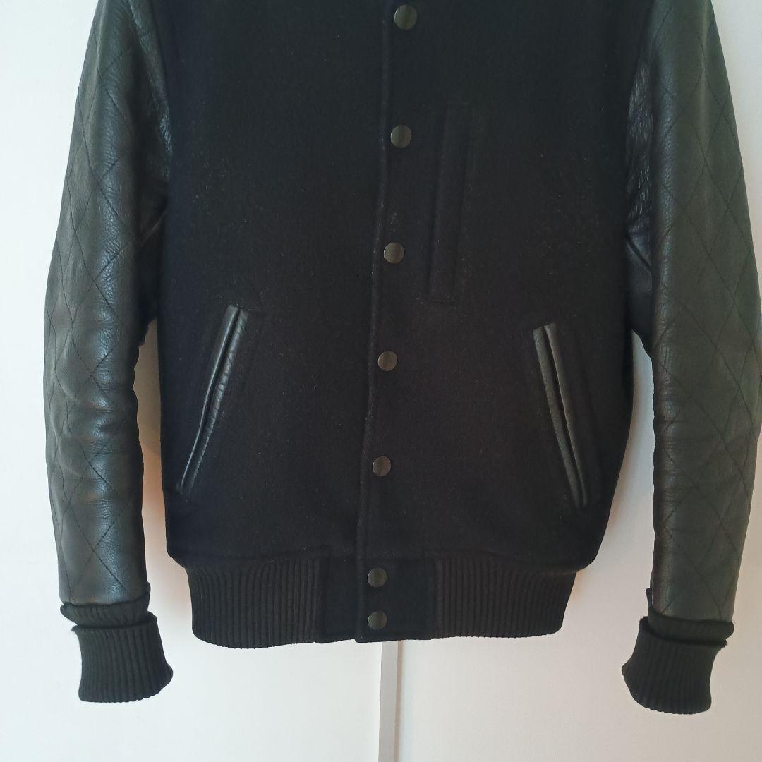 【S】BEDWIN ベドウィン　スタジャン　アワードジャケット　黒　レザー