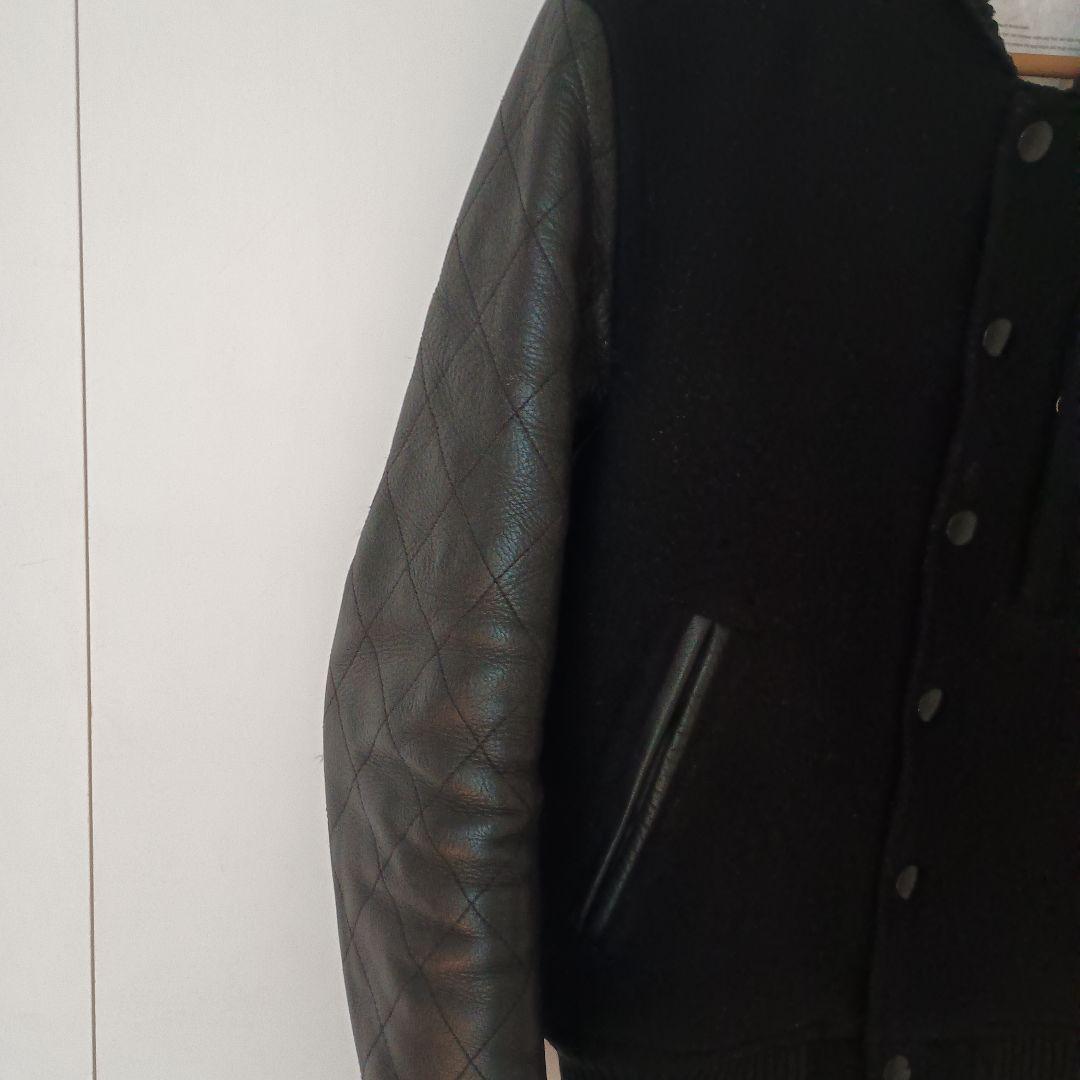 【S】BEDWIN ベドウィン　スタジャン　アワードジャケット　黒　レザー