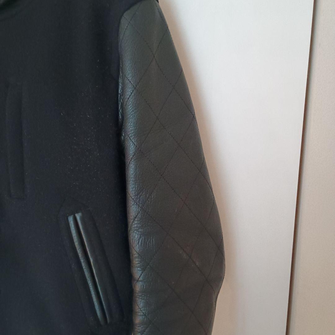 【S】BEDWIN ベドウィン　スタジャン　アワードジャケット　黒　レザー