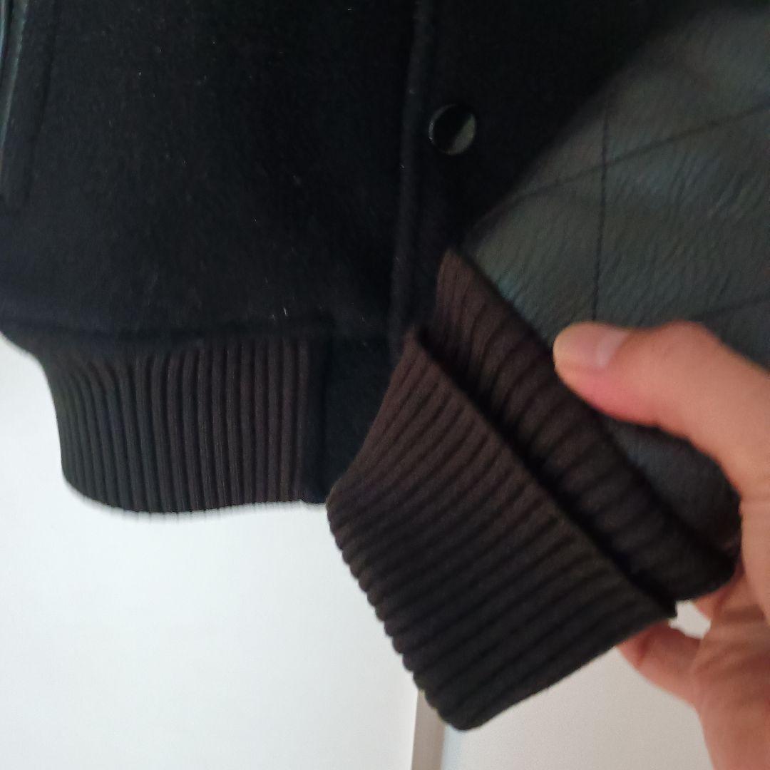 【S】BEDWIN ベドウィン　スタジャン　アワードジャケット　黒　レザー