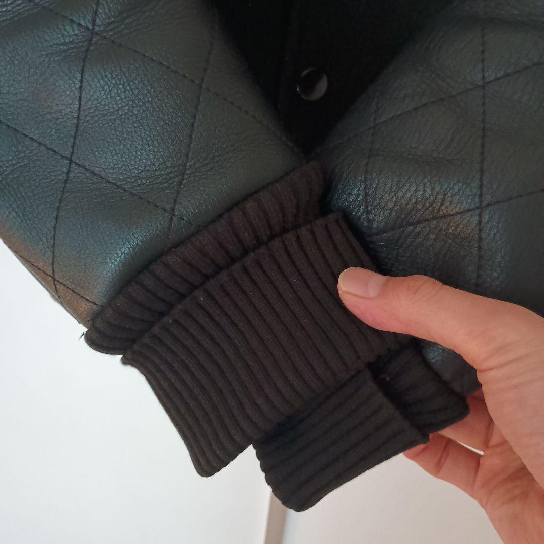 【S】BEDWIN ベドウィン　スタジャン　アワードジャケット　黒　レザー