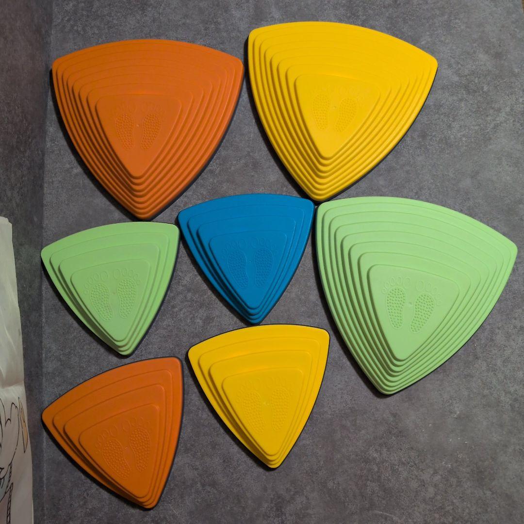 TOPFILM カラフル　バランスストーン11ps＆バランスボード8ps セット