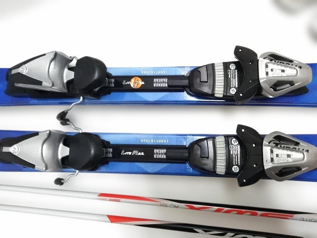 レディーススキー4点セット B×B 150cm 簡単ビン HEAD 24cm