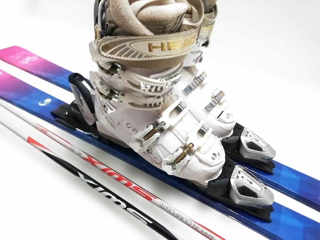 レディーススキー4点セット B×B 150cm 簡単ビン HEAD 24cm