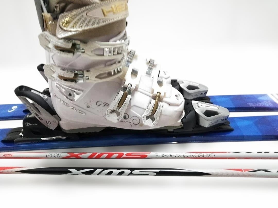 レディーススキー4点セット B×B 150cm 簡単ビン HEAD 24cm