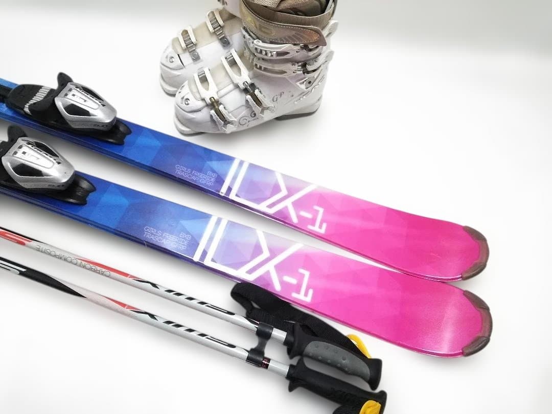 レディーススキー4点セット B×B 150cm 簡単ビン HEAD 24cm