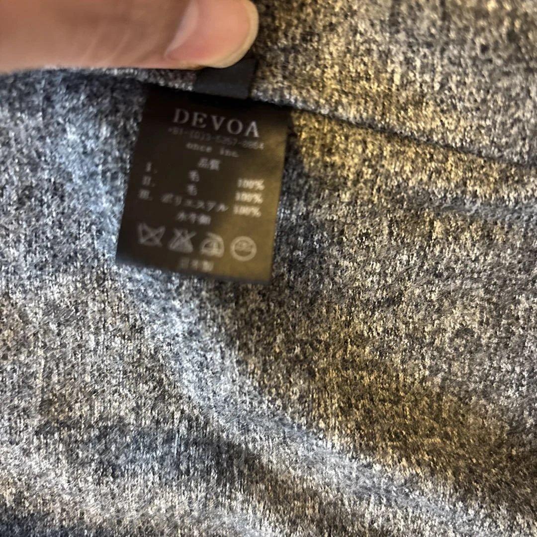 DEVOA レイヤードロングコート