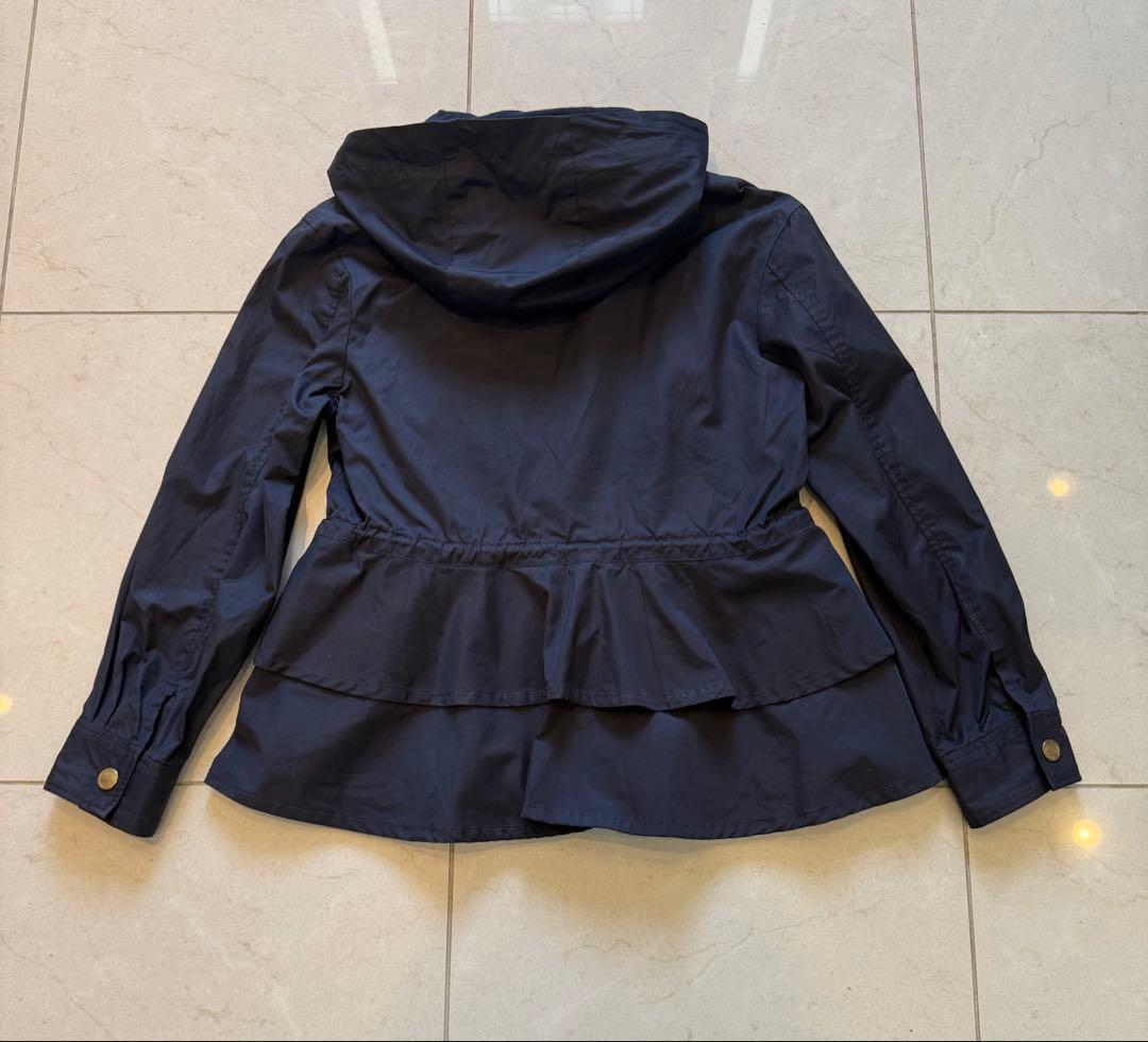 【ケイトスペード】紺フード付き3wayジャケットパーカー