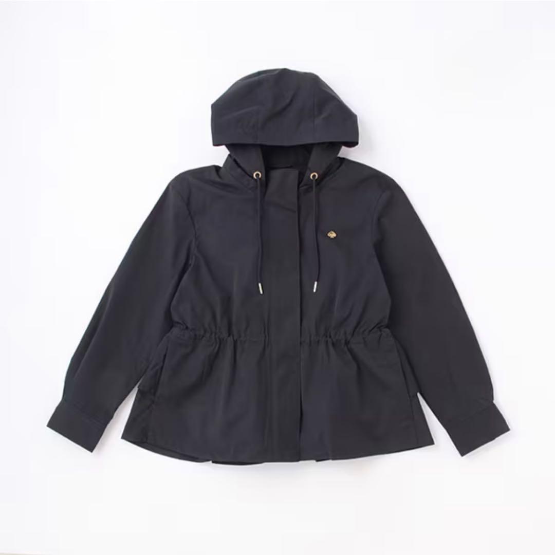 【ケイトスペード】紺フード付き3wayジャケットパーカー