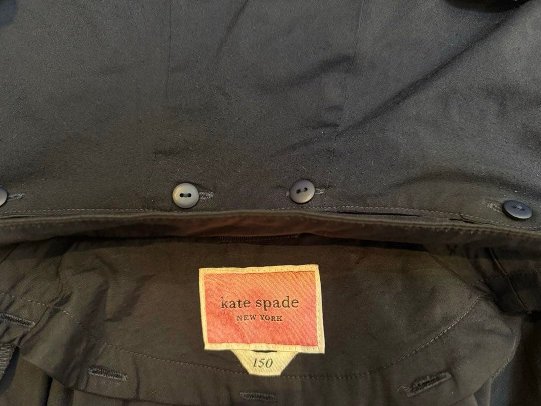 【ケイトスペード】紺フード付き3wayジャケットパーカー