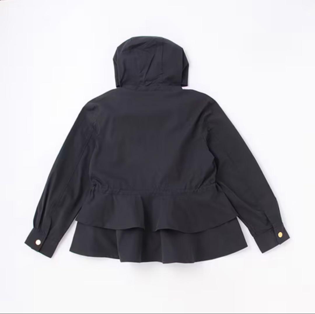 【ケイトスペード】紺フード付き3wayジャケットパーカー