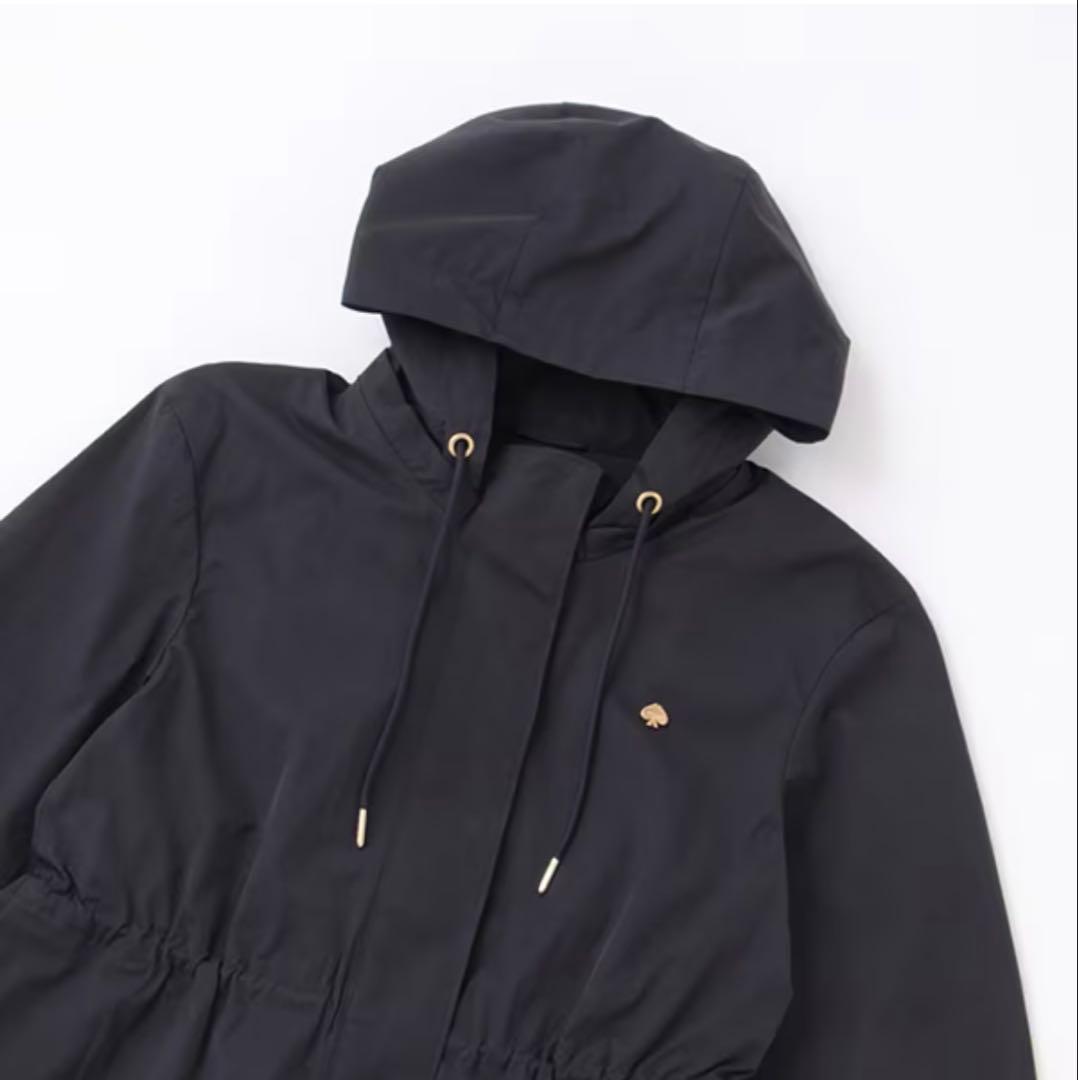 【ケイトスペード】紺フード付き3wayジャケットパーカー
