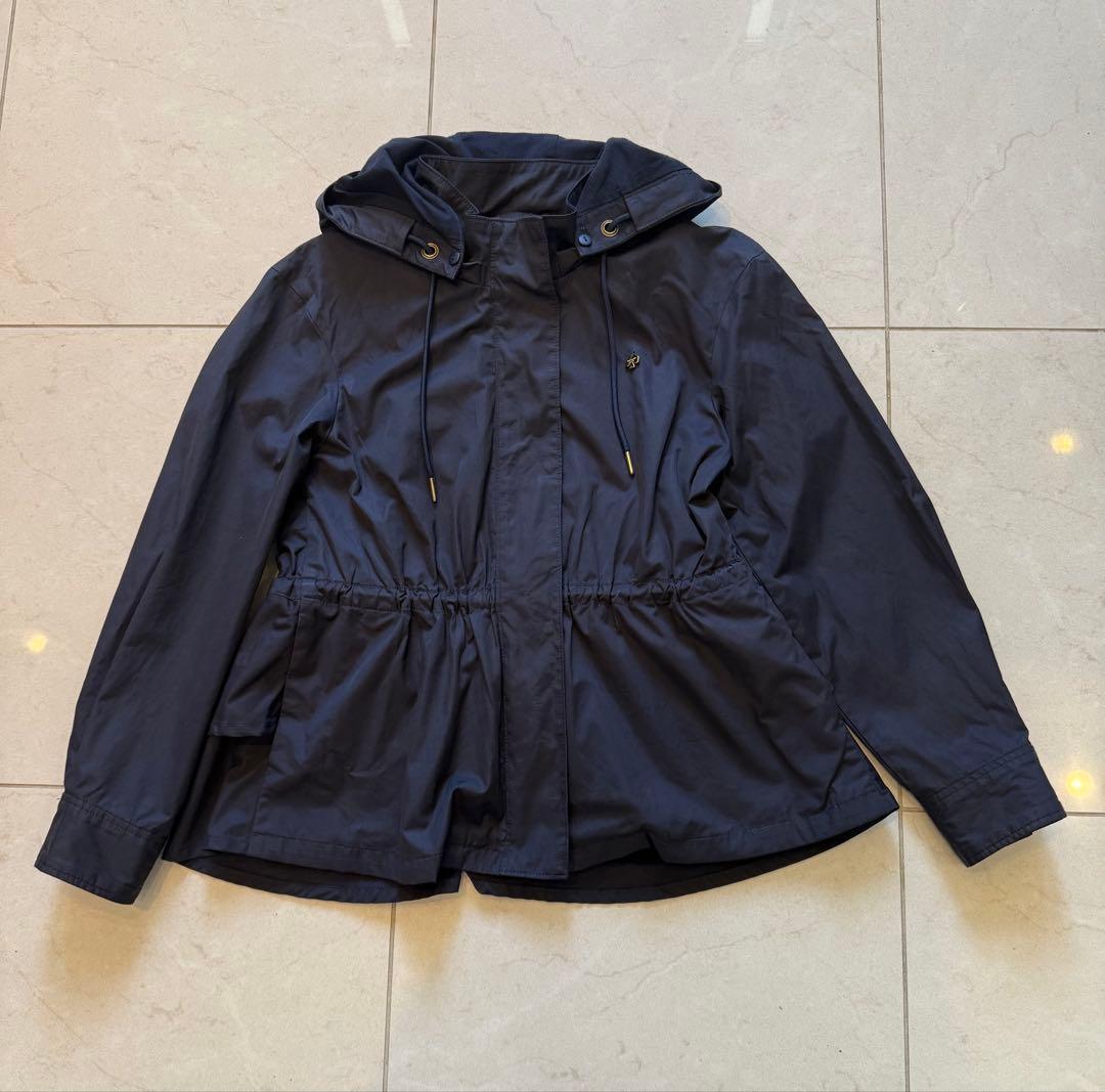 【ケイトスペード】紺フード付き3wayジャケットパーカー