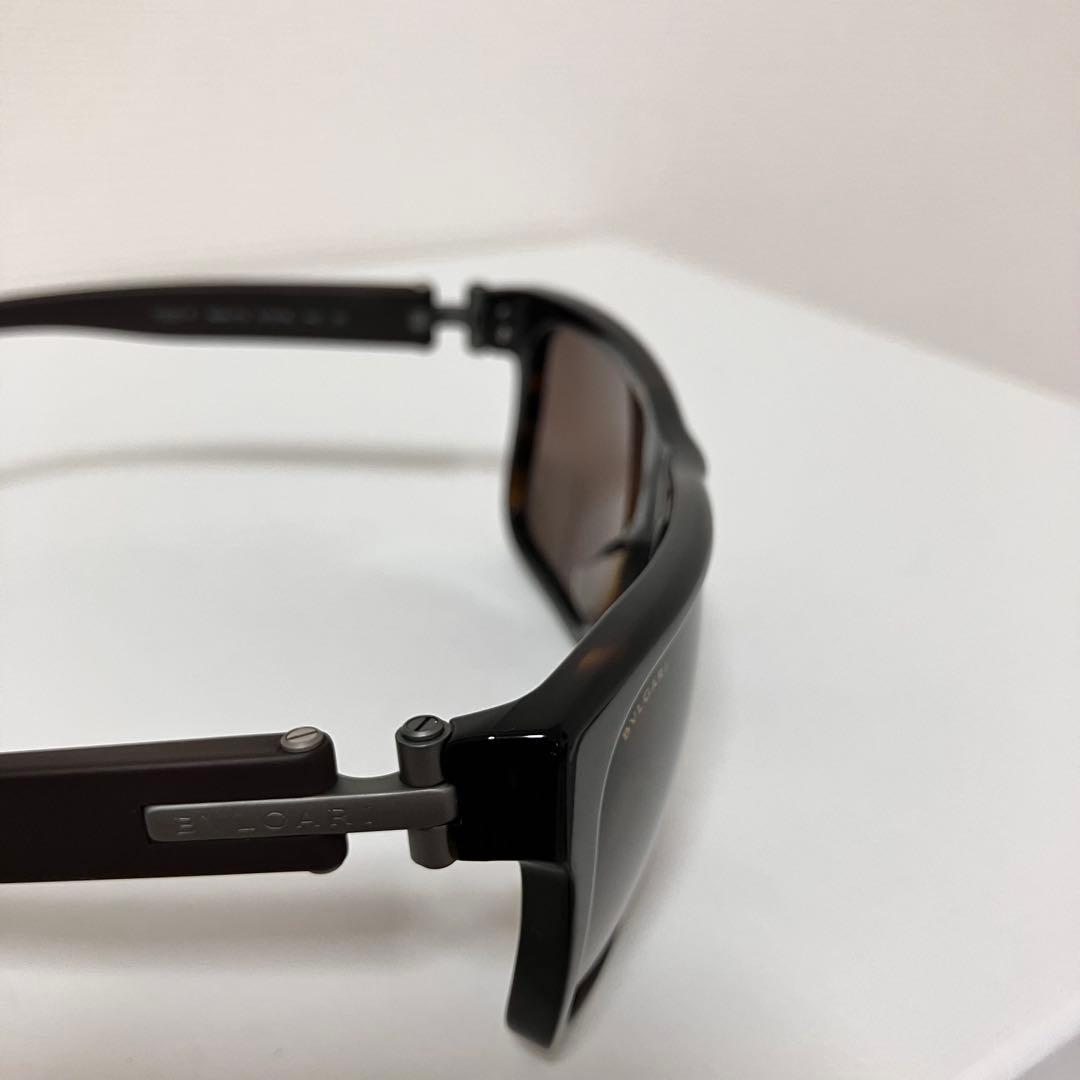 美品　BVLGARI ブルガリ　サングラス　7022F べっ甲　ラバー ブラウン