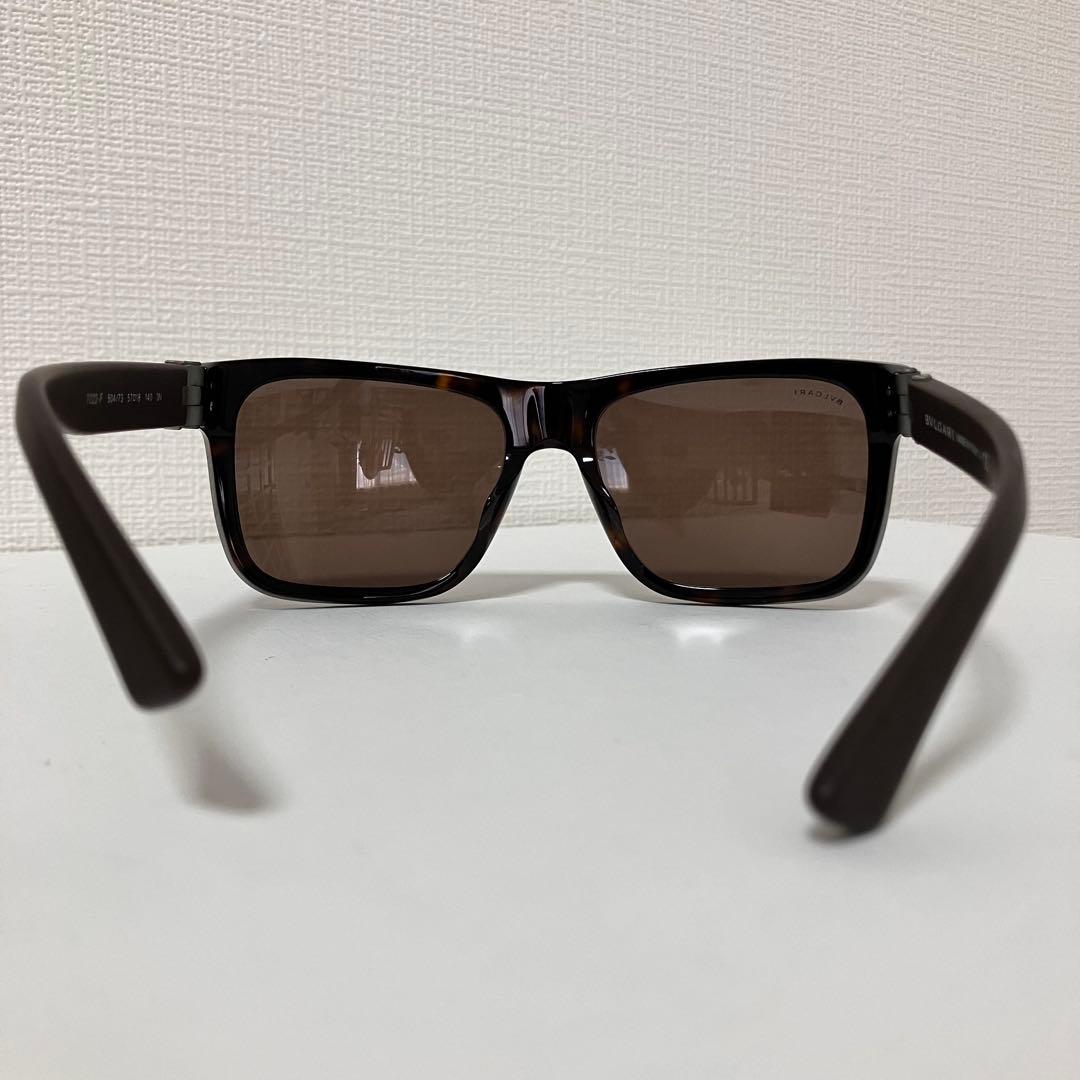 美品　BVLGARI ブルガリ　サングラス　7022F べっ甲　ラバー ブラウン