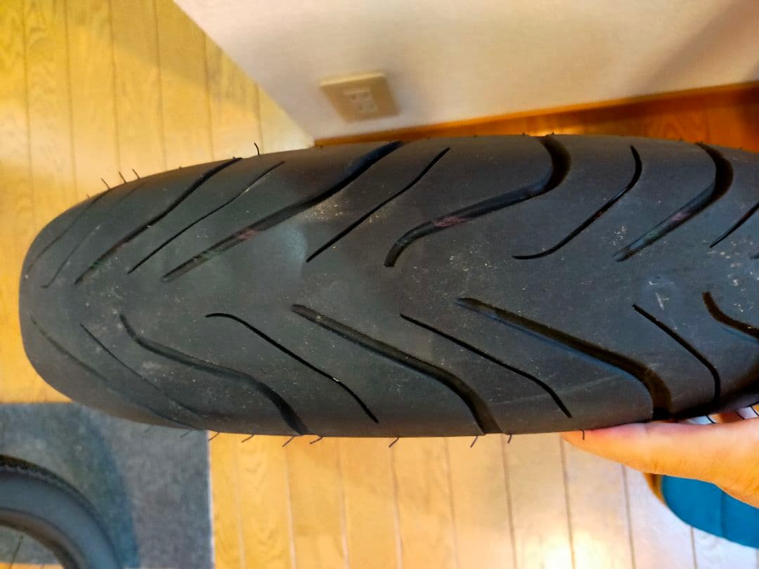 KLX250 17インチホイール 前後セット+ショートスタンド