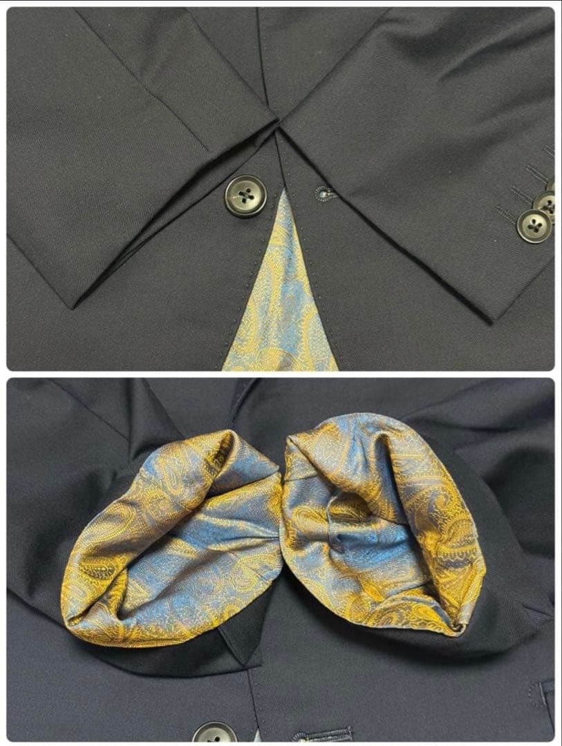 Ermenegildo Zegna ネイビー スーツ