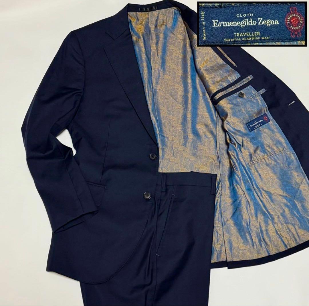 Ermenegildo Zegna ネイビー スーツ