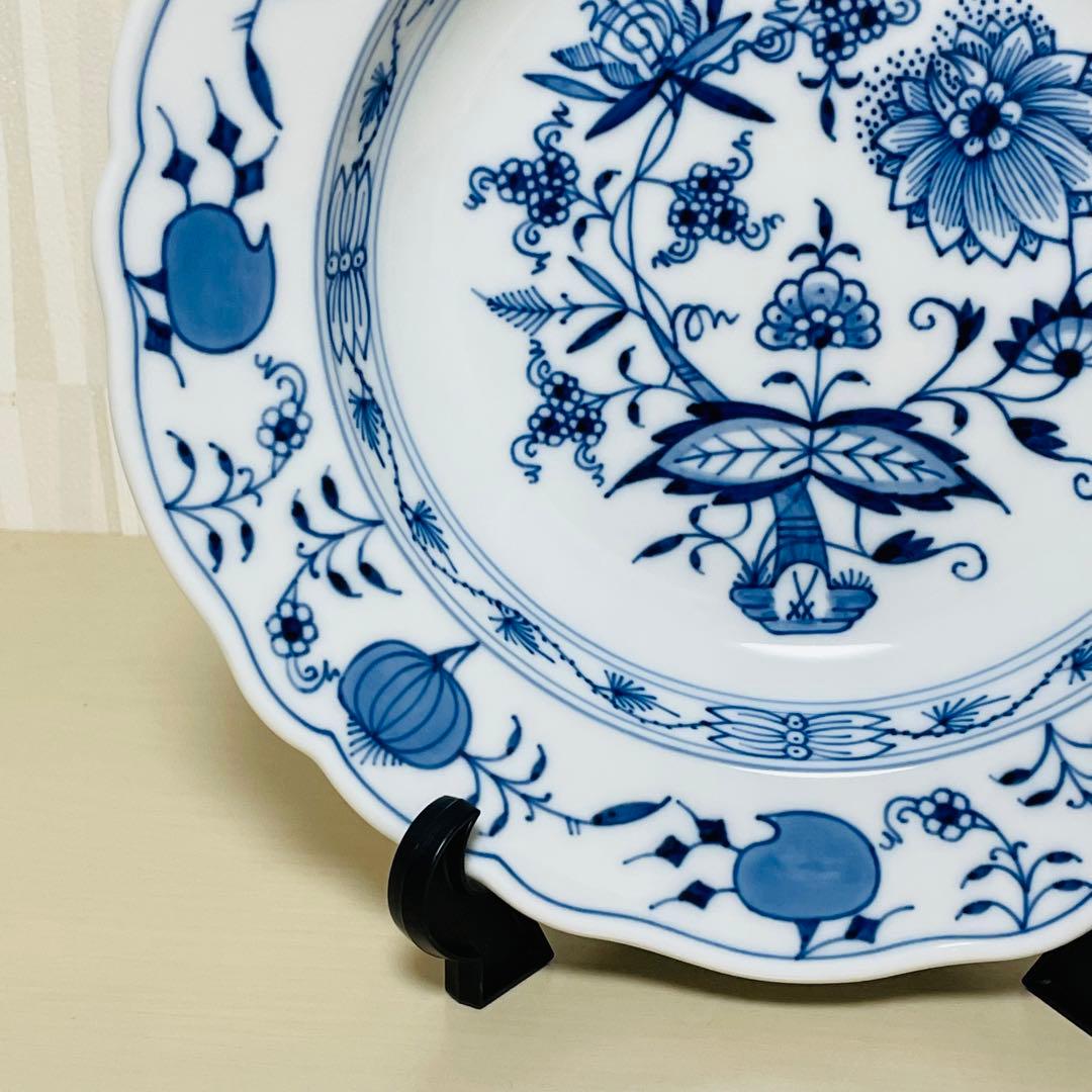 Meissen マイセン ブルーオニオン スーププレート 深皿 2枚セット