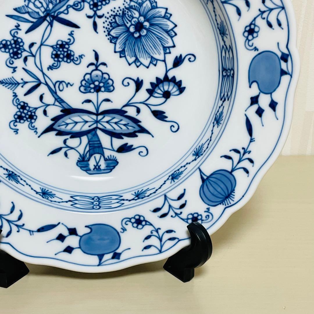 Meissen マイセン ブルーオニオン スーププレート 深皿 2枚セット