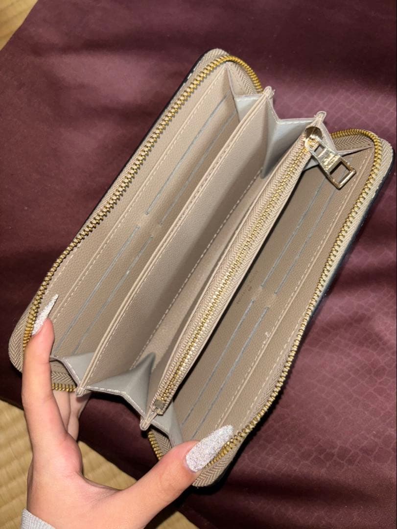 LOUIS VUITTON グレー モノグラム 長財布