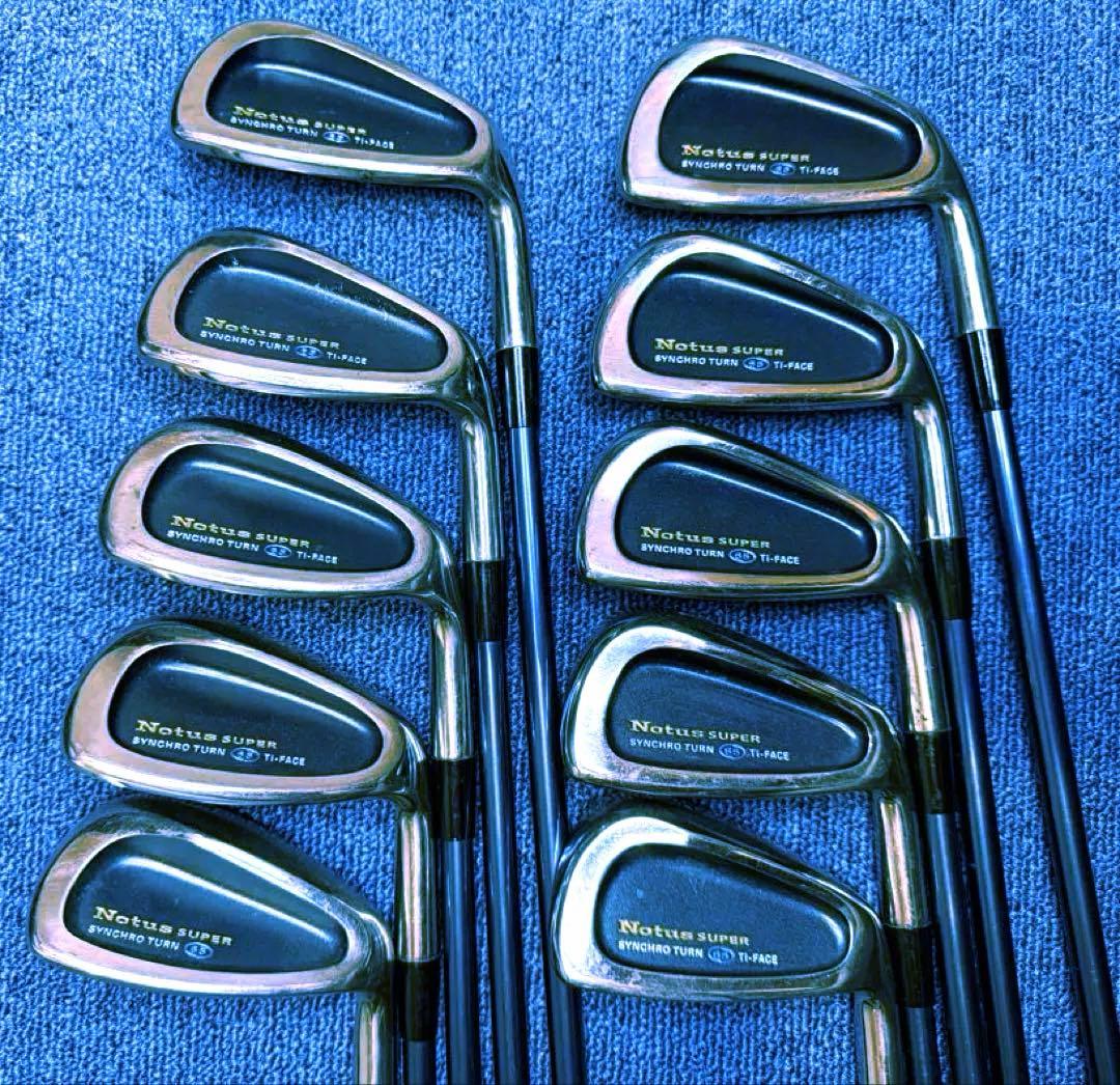 【希少名器】MIZUNO NotusチタンF/アイアン10本(3- SW)右FR