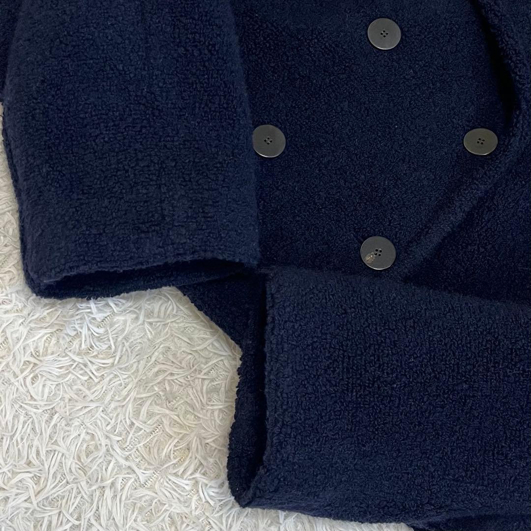 【極美品】セオリー 定価7万 22AW TEDDY FLEECE ボアPコート
