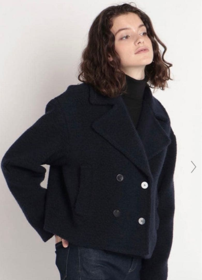 【極美品】セオリー 定価7万 22AW TEDDY FLEECE ボアPコート