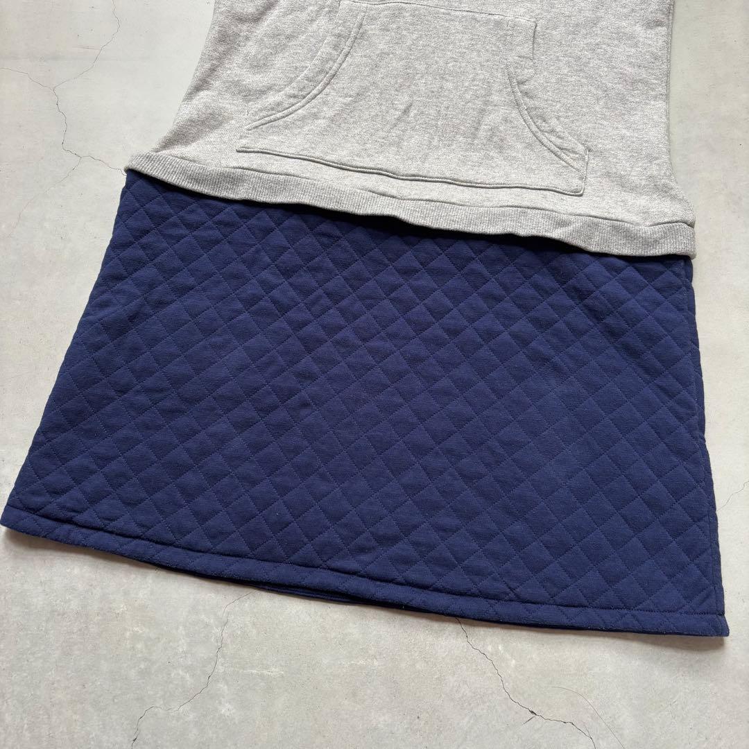 BEAMS GOLF ビームスゴルフ 長袖フード付きワンピース キルトスカート