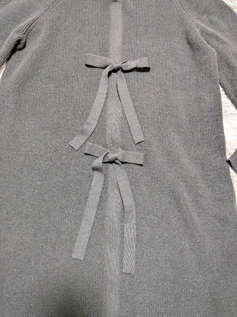 【新品】ブルーレーベルクレストブリッジ 　バックリボン　ニットワンピース