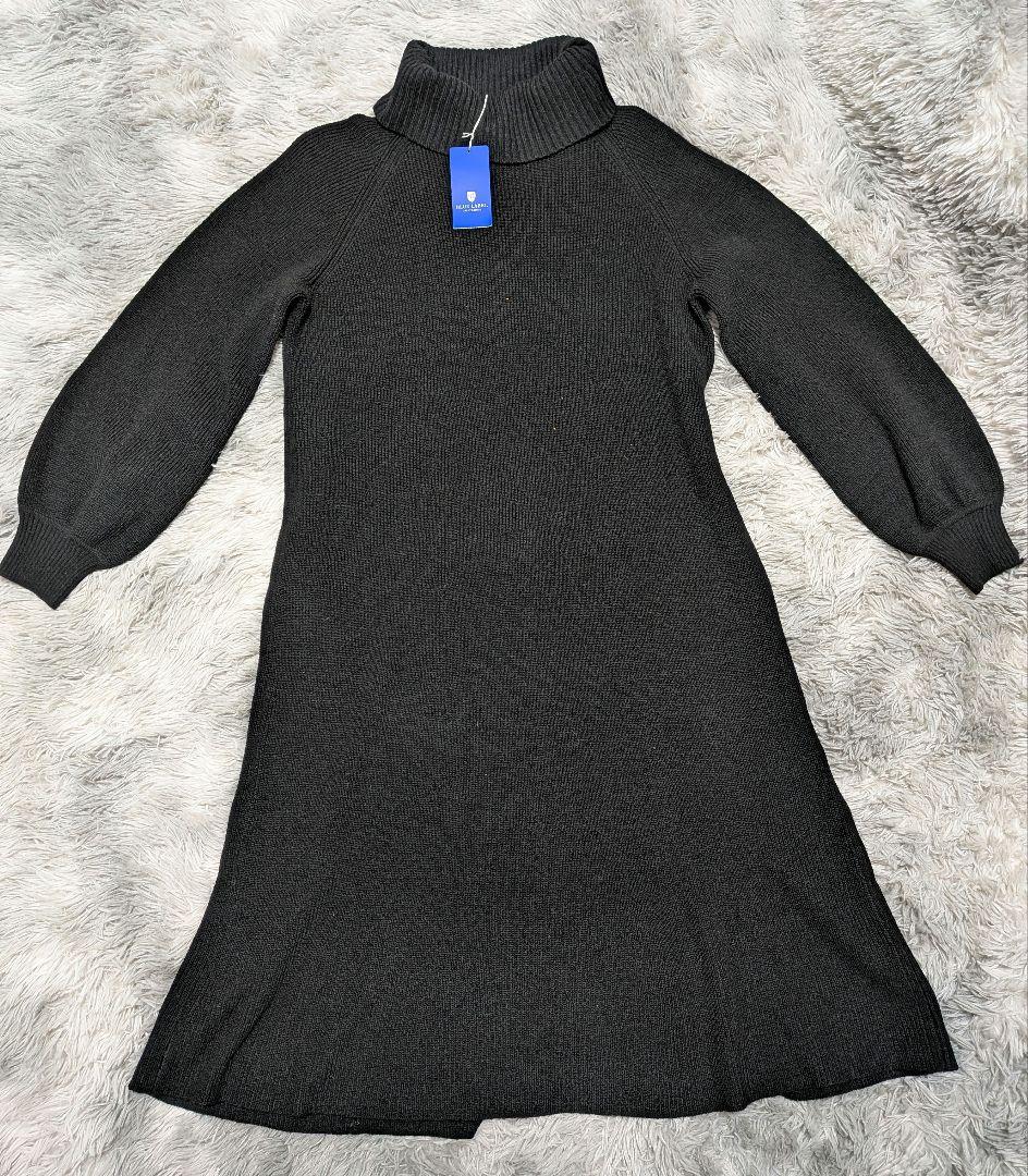 【新品】ブルーレーベルクレストブリッジ 　バックリボン　ニットワンピース