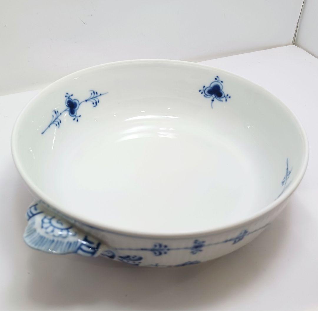 Y3223-3 ロイヤルコペンハーゲン ブルーフルーテッド スープチューリン　L