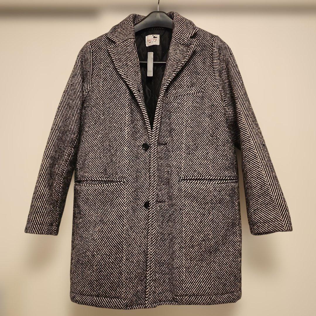 【せむ吉】GANGSTERVILLE ブラック チェスターコート M