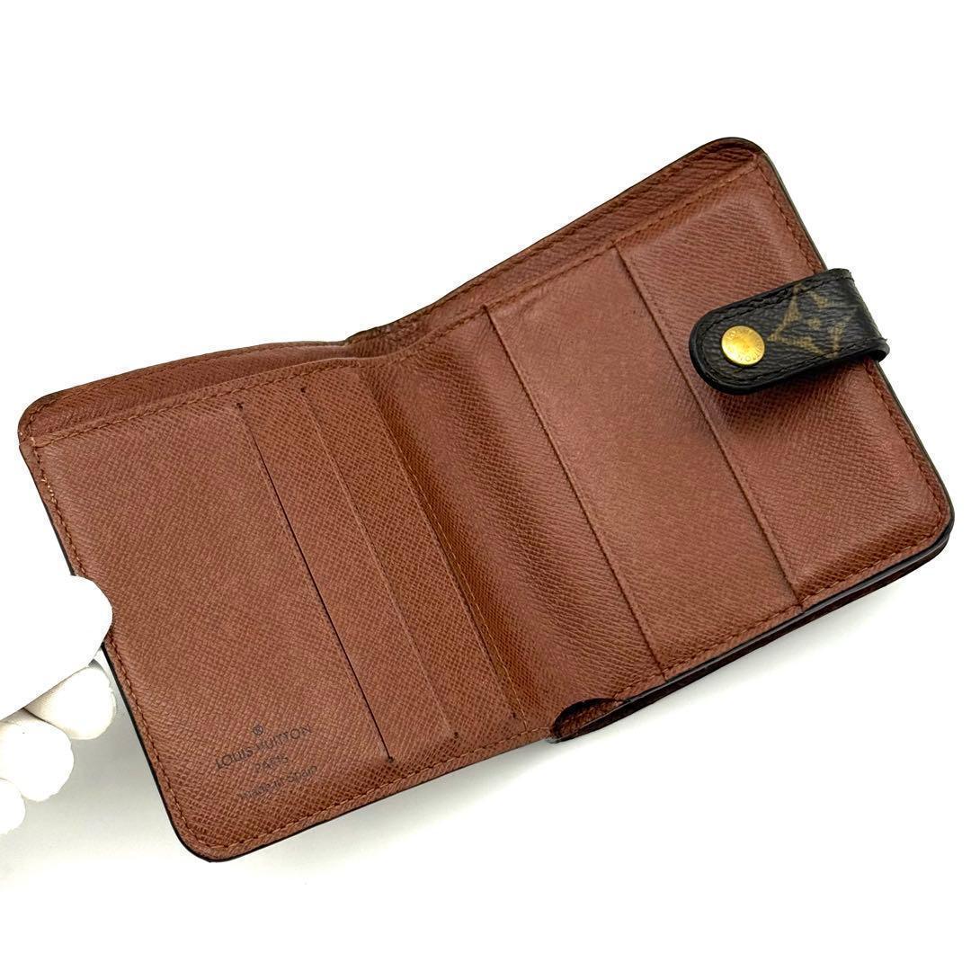 極上美品❣️ルイヴィトン モノグラム コンパクトジップ 財布　N30