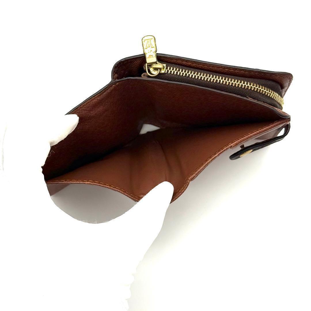 極上美品❣️ルイヴィトン モノグラム コンパクトジップ 財布　N30