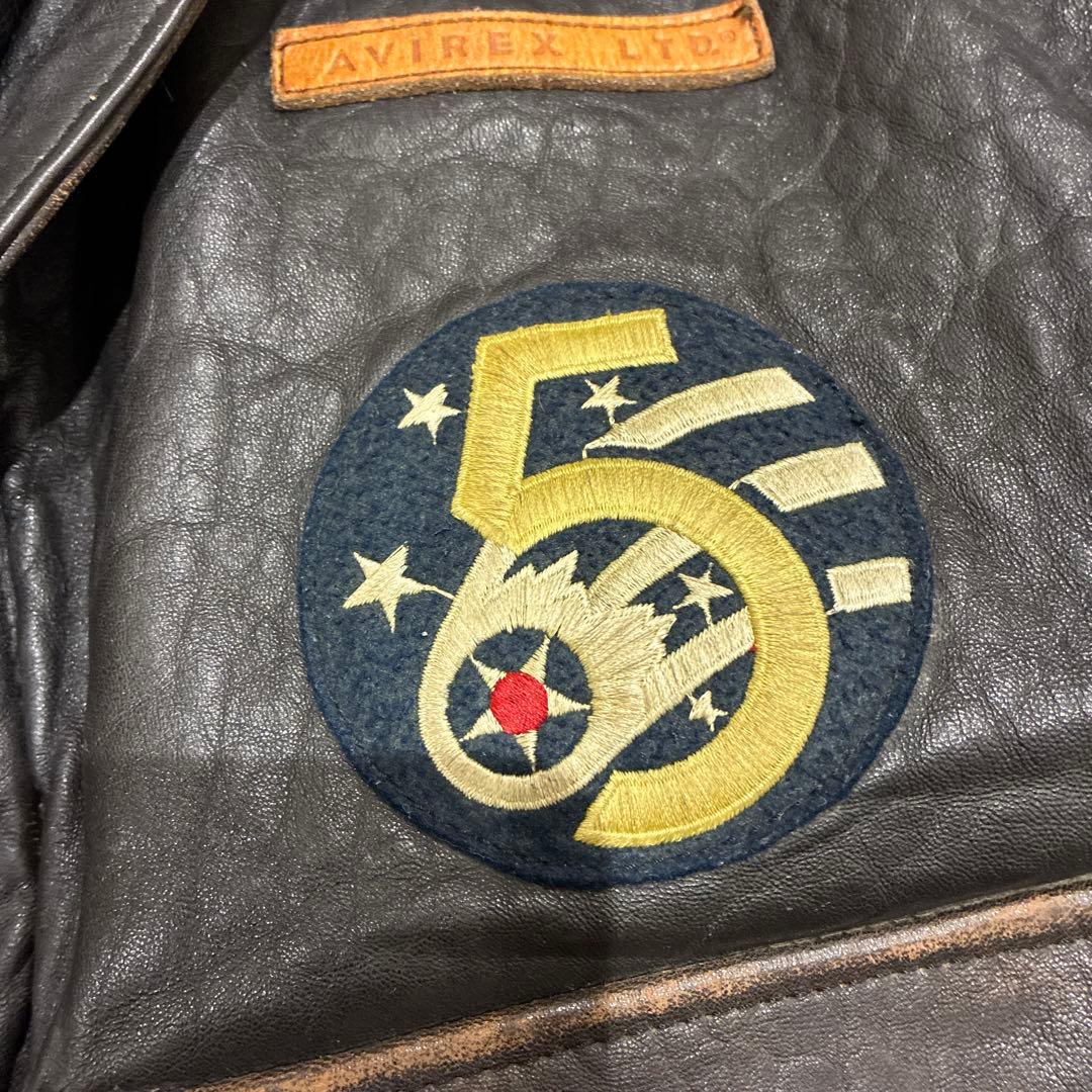 sahara専用。AVIREX A-2フライトジャケット　M-Lサイズ相当