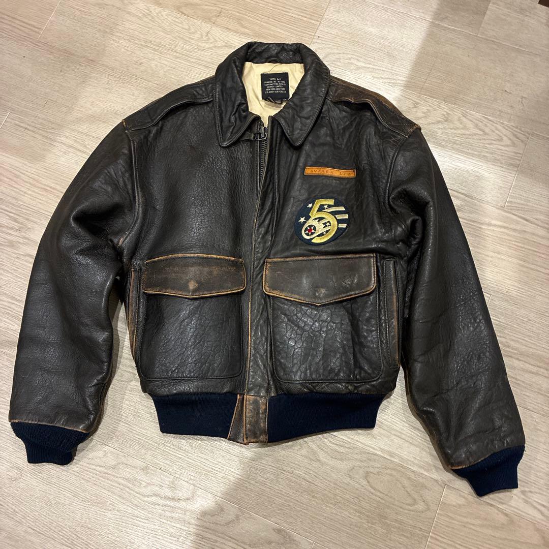 sahara専用。AVIREX A-2フライトジャケット　M-Lサイズ相当