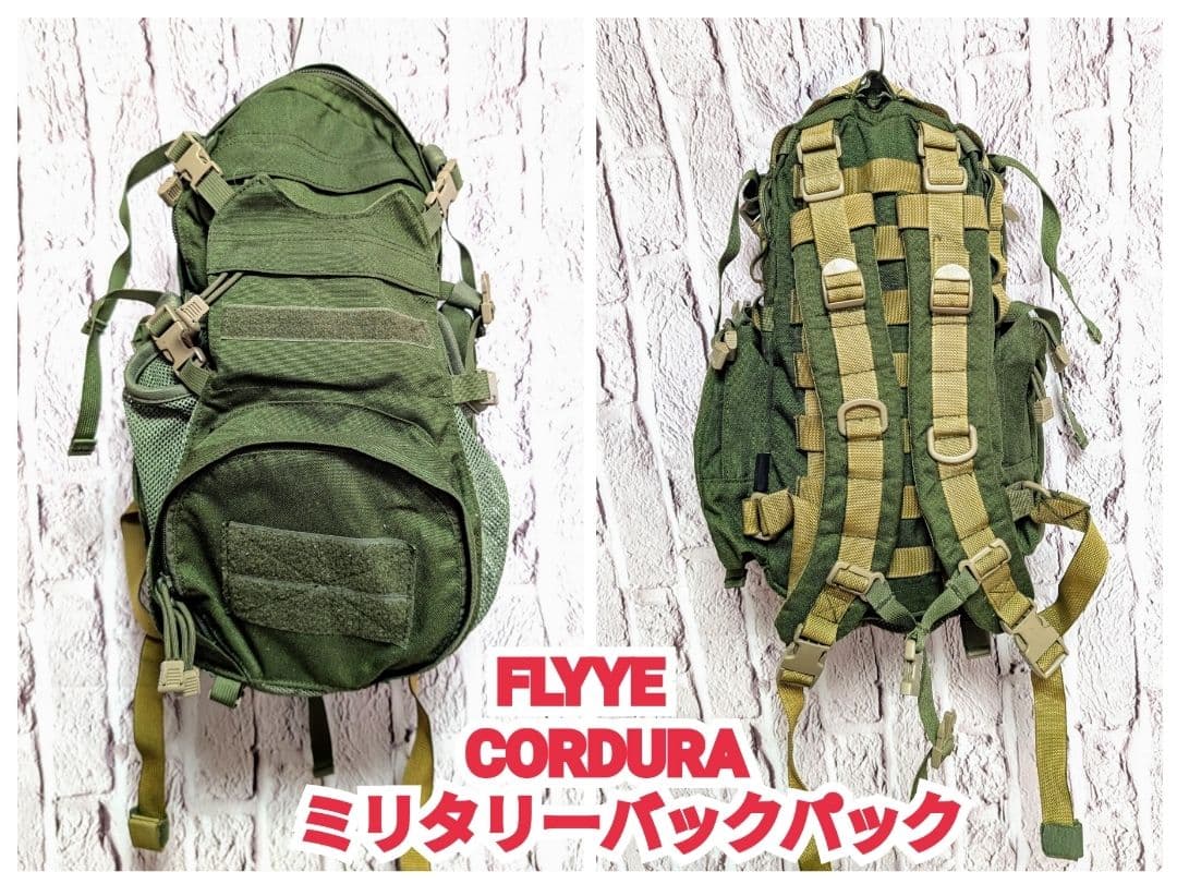 フォロー割 FLYYE バックパック フライアイ ミリタリーバッグ コーデュラ