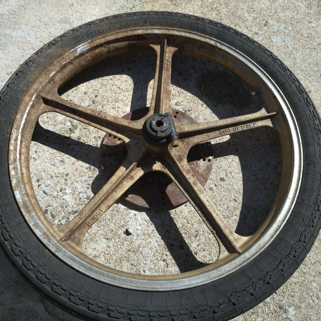 カワサキ　AR50 前後ホイールセット　AR80