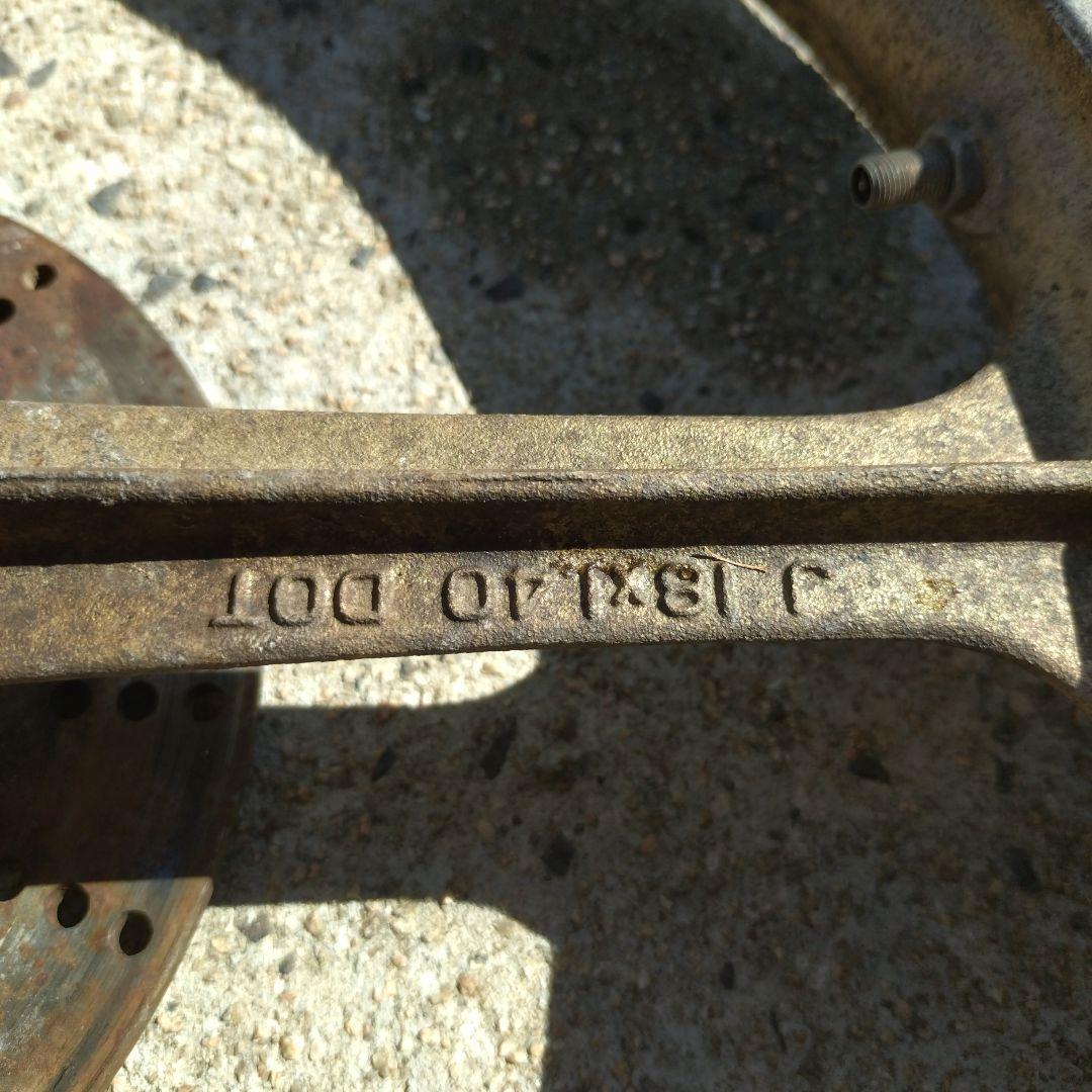 カワサキ　AR50 前後ホイールセット　AR80