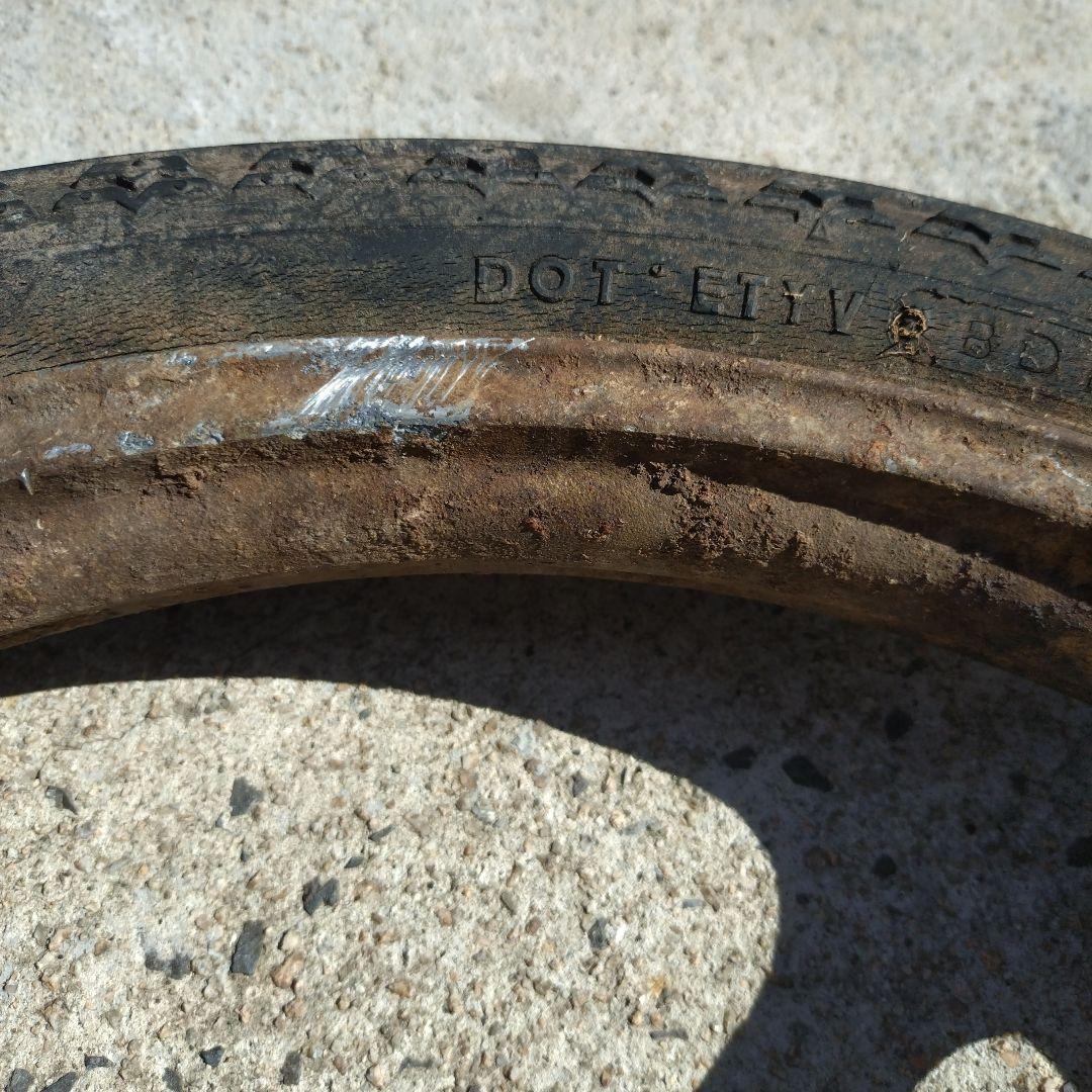 カワサキ　AR50 前後ホイールセット　AR80